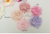 Round Petals Crinkle Chiffon (V.1), Small (5-6cm), Pack of 3